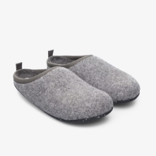 Camper Dark Grey Slippers Womens - Wabi Online Ireland | AIMBE2715